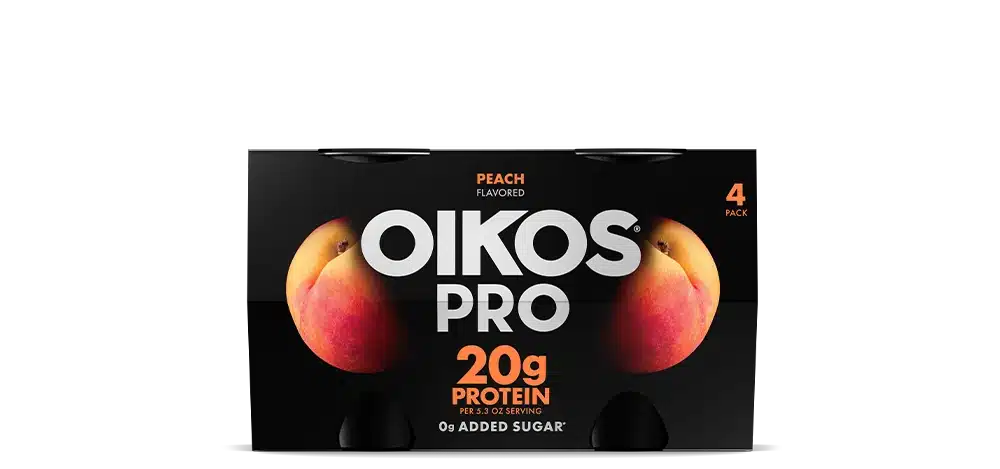 Peach 4-pack - Oikos PRO Yogurt Cultured Ultra Filtered Milk