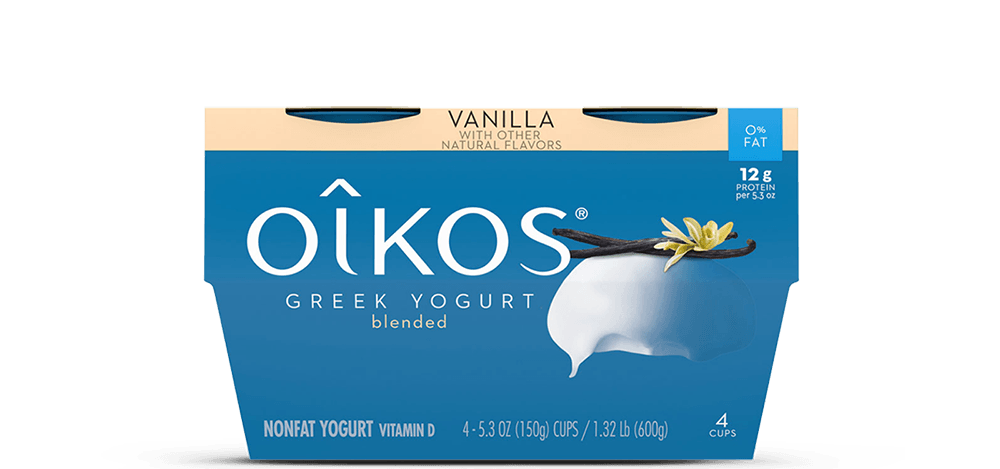 Vanilla Oikos® Traditional Nonfat Greek Yogurt Multipack