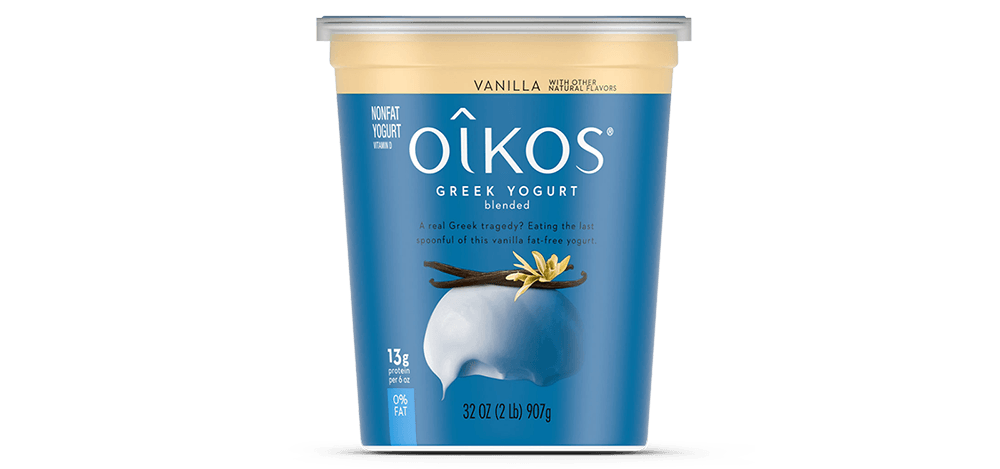 Oikos greek yogurt nutrition label